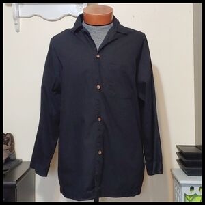 Stafford Black Casual Button Down, M/M